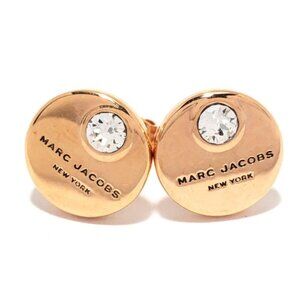 Marc Jacobs Shimmering Rose Gold Earrings